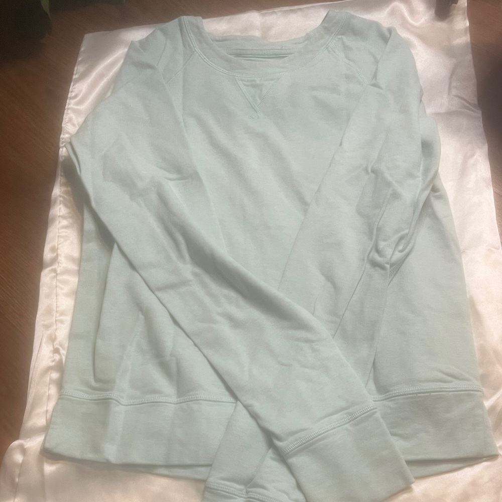 Lululemon Light seafoam blue green sweater